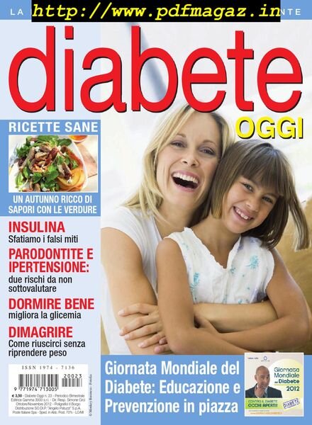 Diabete Oggi – Ottobre-Novembre 2012 Cover