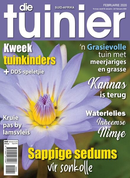 Die Tuinier Tydskrif – Februarie 2020 Cover
