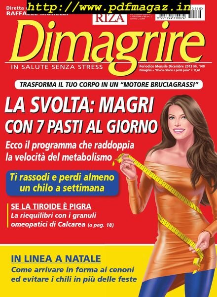 Dimagrire – Dicembre 2013 Cover