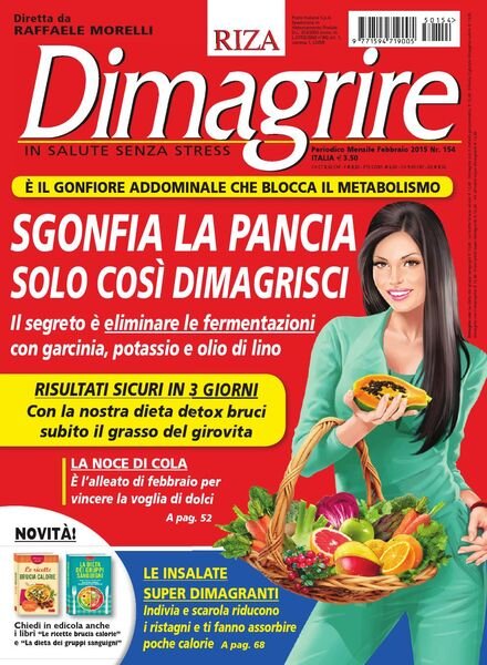 Dimagrire – Febbraio 2015 Cover