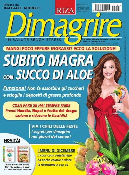 Dimagrire – Gennaio 2015 Cover