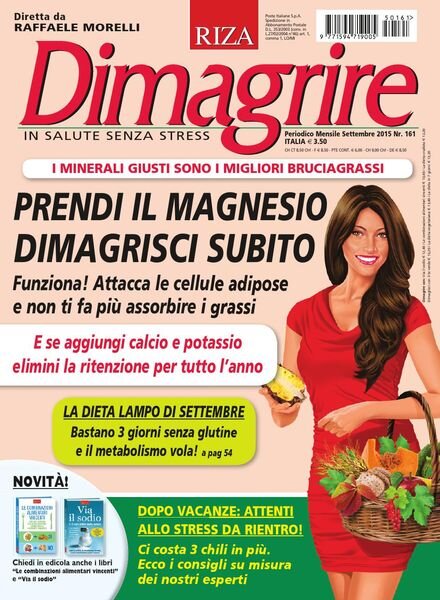 Dimagrire – Settembre 2015 Cover