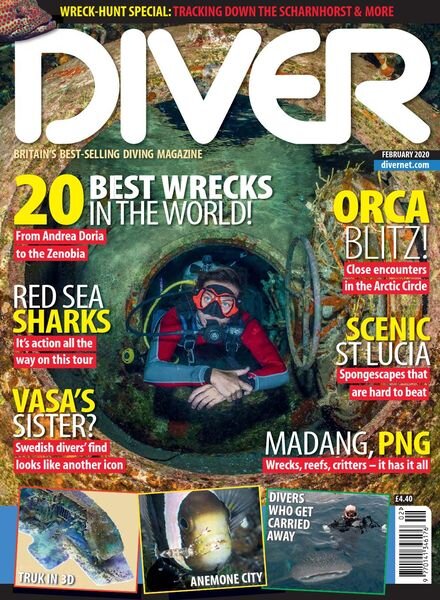 Diver UK – February 2020 Cover