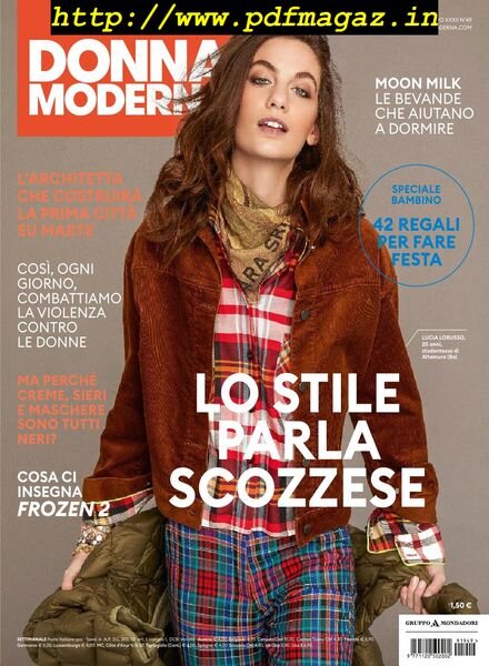 Donna Moderna – 21 novembre 2019 Cover