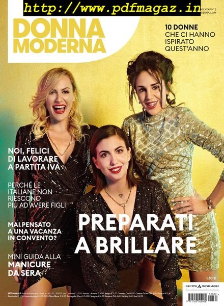 Donna Moderna – 27 Dicembre 2019 Cover