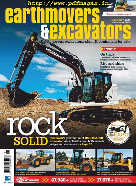 Earthmovers & Excavators – January 2020 Cover