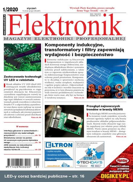 Elektronik – Styczen 2020 Cover