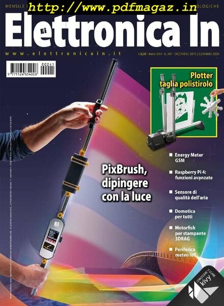 Elettronica In – Dicembre 2019 – Gennaio 2020 Cover