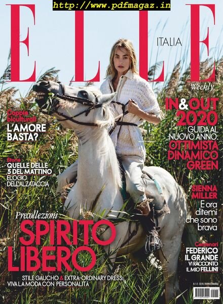 Elle Italia – 22 gennaio 2020 Cover