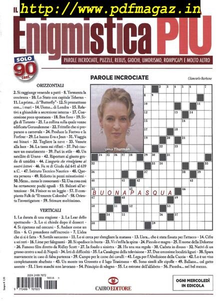 Enigmistica PIU – 24 Aprile 2019 Cover