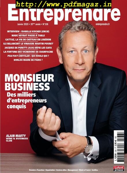 Entreprendre – decembre 2019 Cover