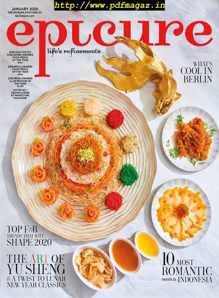 epicure Singapore – January 2020 Cover