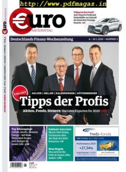 Euro am Sonntag – 04 Januar 2020