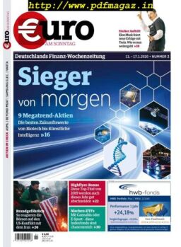 Euro am Sonntag – 11 Januar 2020