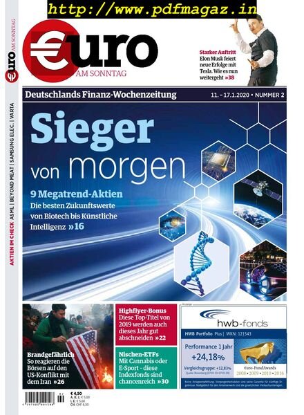 Euro am Sonntag – 11 Januar 2020 Cover