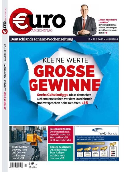 Euro am Sonntag – 25 Januar 2020 Cover