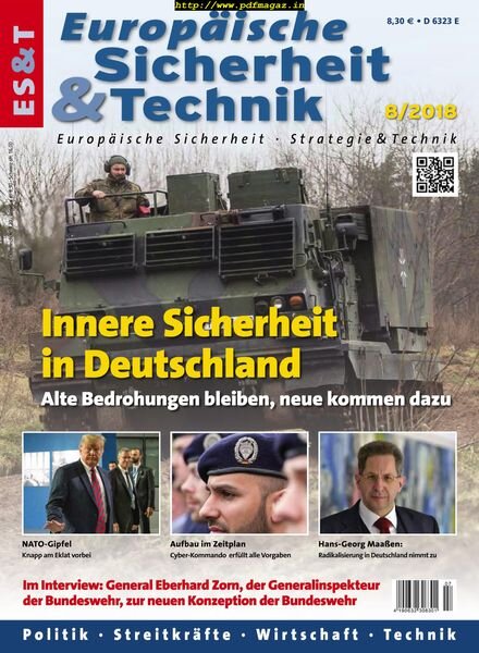 Europaische Sicherheit & Technik – August 2018 Cover