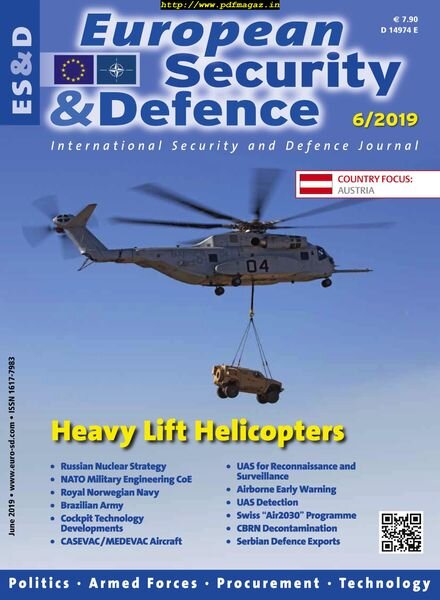 European Security and Defence – June 2019 Cover