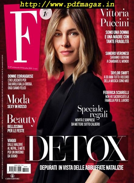 F – 10 Dicembre 2019 Cover