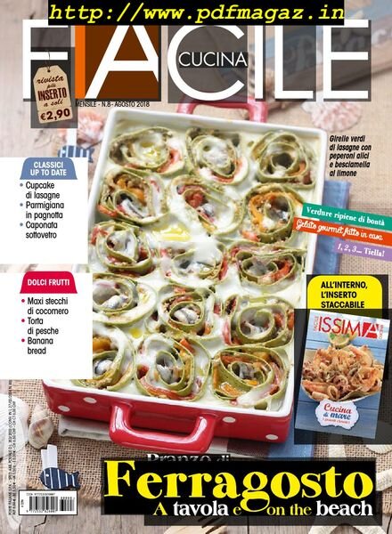 Facile Cucina – Agosto 2018 Cover