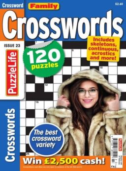 Family Crosswords – Issue 23 – January 2020