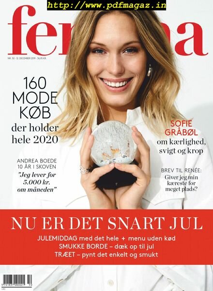 Femina Denmark – 12 December 2019 Cover