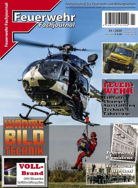 Feuerwehr Fachjournal – Nr.1 2020 Cover