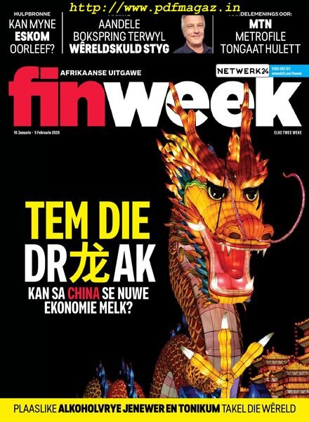 Finweek Afrikaans Edition – Januarie 16, 2020 Cover