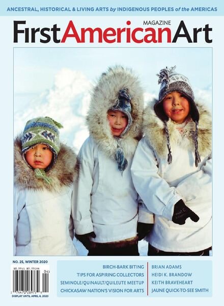First American Art Magazine – Issue 25 – Winter 2020 Cover