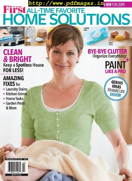 First for Woman – Special Edition – All-Time Favorite Home Solutions 2019 Cover