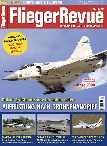 FliegerRevue – Februar 2020 Cover