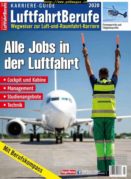 FliegerRevue – Karriere Guide LuftfahrtBerufe 2020 Cover