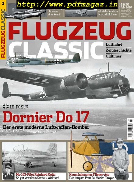 Flugzeug Classic – Februar 2020 Cover