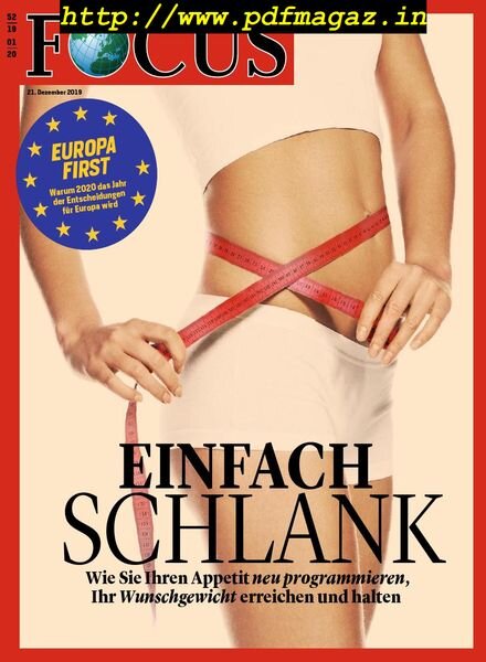 Focus – 21 Dezember 2019 Cover