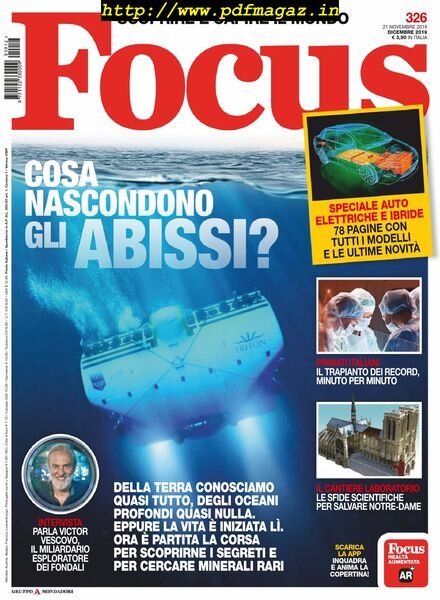 Focus Italia – dicembre 2019 Cover