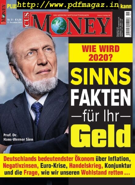 Focus Money – 11 Dezember 2019 Cover