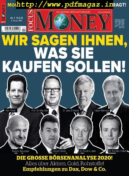 Focus Money – 8 Januar 2020 Cover