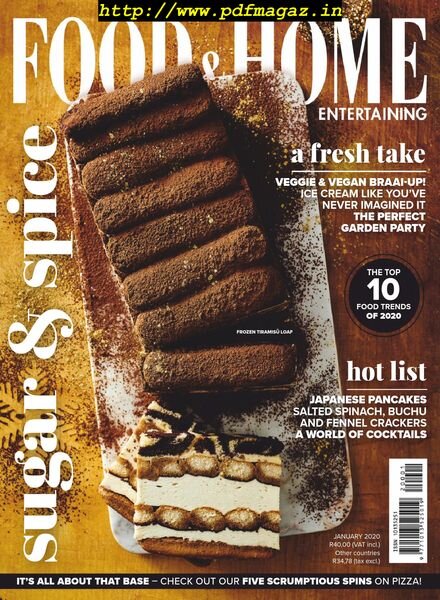Food & Home Entertaining – January 2020 Cover