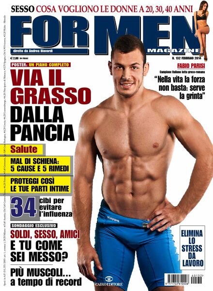 For Men Magazine – Febbraio 2014 Cover