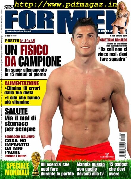 For Men Magazine – Giugno 2014 Cover