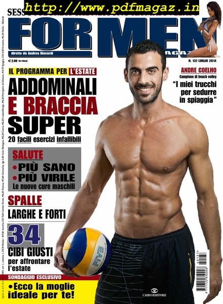 For Men Magazine – Luglio 2014 Cover