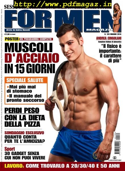 For Men Magazine – Maggio 2014 Cover