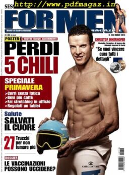For Men Magazine – Marzo 2014