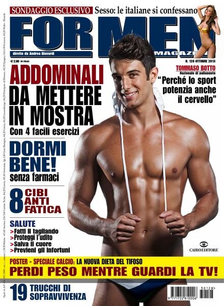 For Men Magazine – Ottobre 2013 Cover