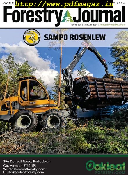 Forestry Journal – January 2020 Cover