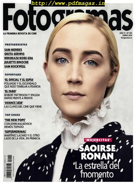 Fotogramas – enero 2020 Cover