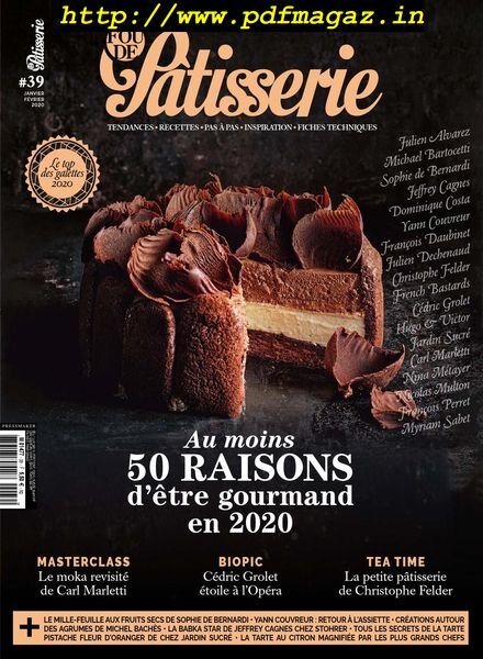 Fou de Patisserie – janvier 2020 Cover