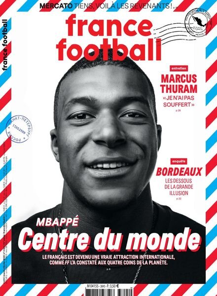 France Football – 04 fevrier 2020 Cover