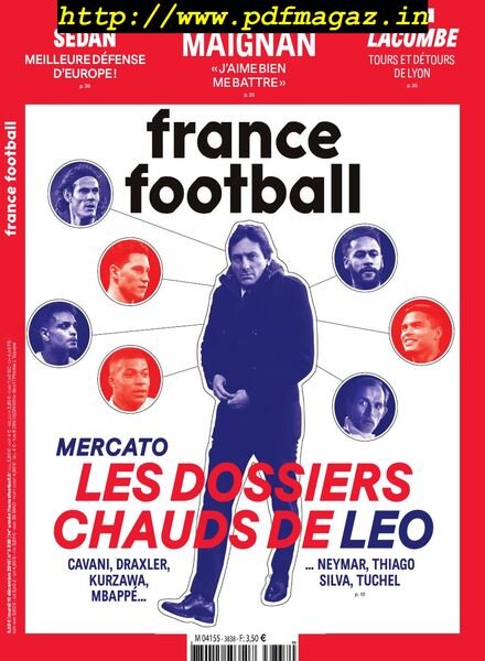 France Football – 10 decembre 2019 Cover