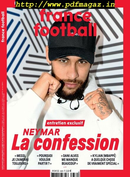 France Football – 17 decembre 2019 Cover